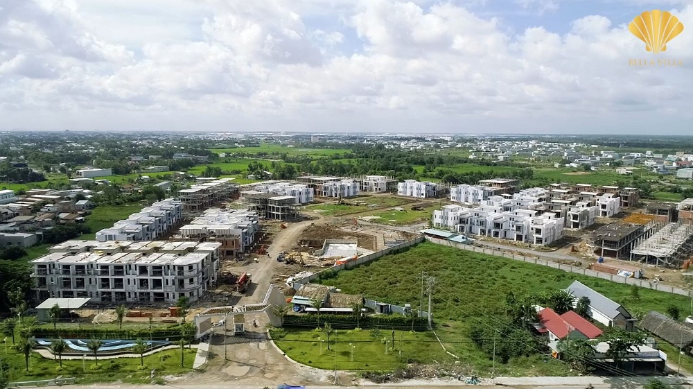 Tiến độ dự án Bella Villa cập nhật ngày 02-07-2018