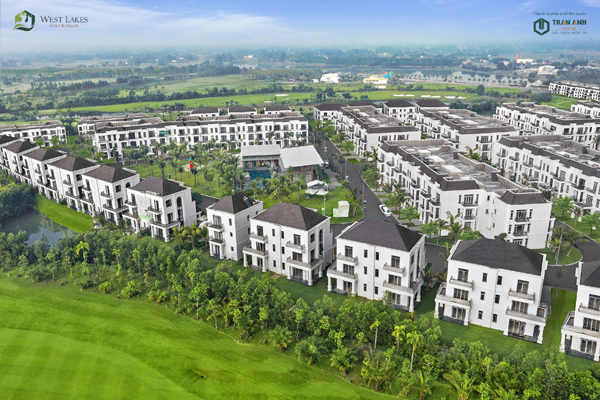 Tiến độ West Lakes Golf & Villas tháng 06/2021 - hoàn thiện 90%