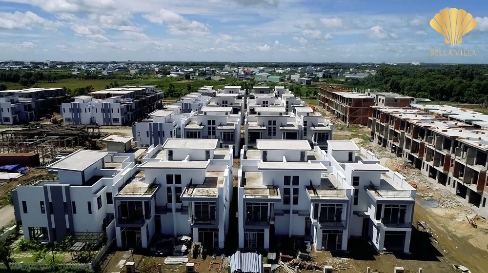 Hình ảnh thực tế dự án Bella Villa ngày 05-09-2018