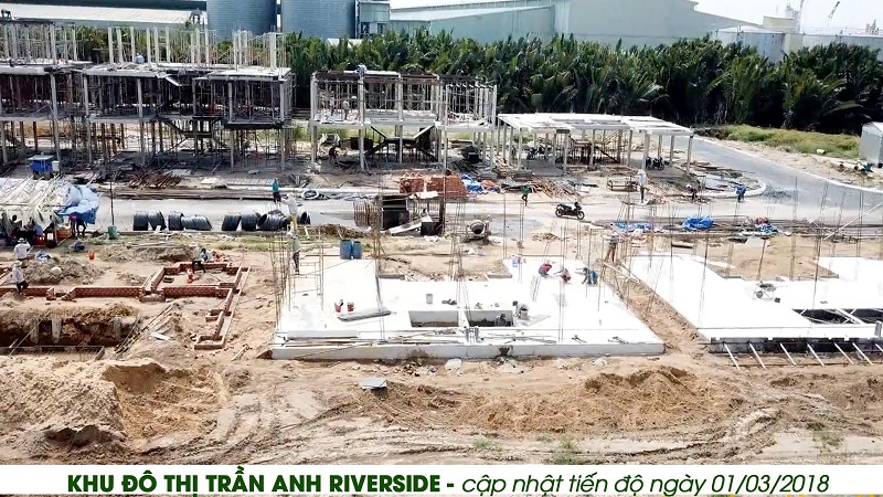 Hình ảnh thực tế dự án Trần Anh Riverside cập nhật ngày 22-03-2018